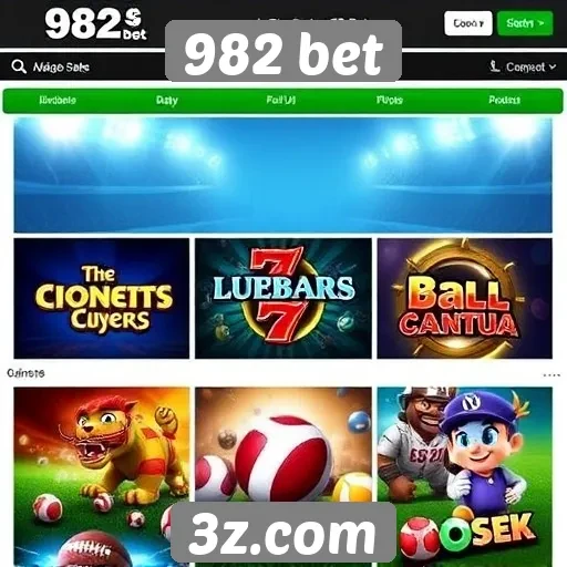 Análise dos jogos disponíveis no site 982 bet