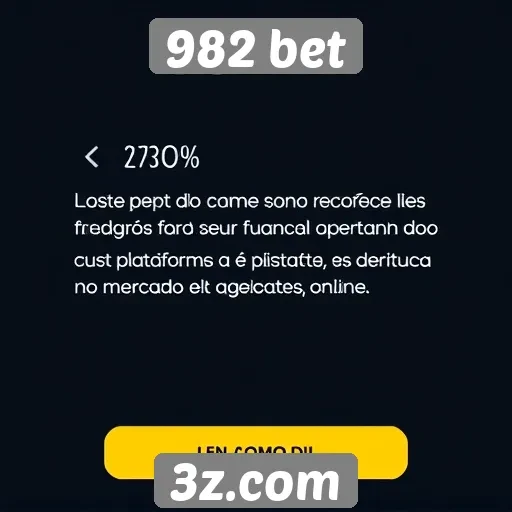 Feedback dos usuários sobre a 982 bet